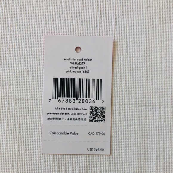 💜NWT Kate Spade Card Holder - Picture 3 of 3